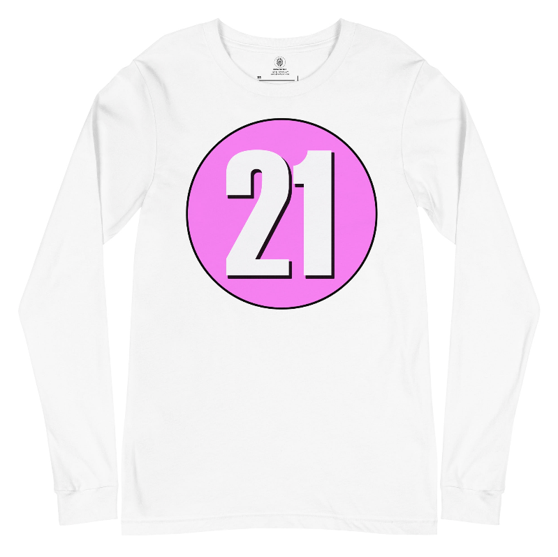 Womens Graphic Long Sleeve T-Shirts: Numbers 21-30