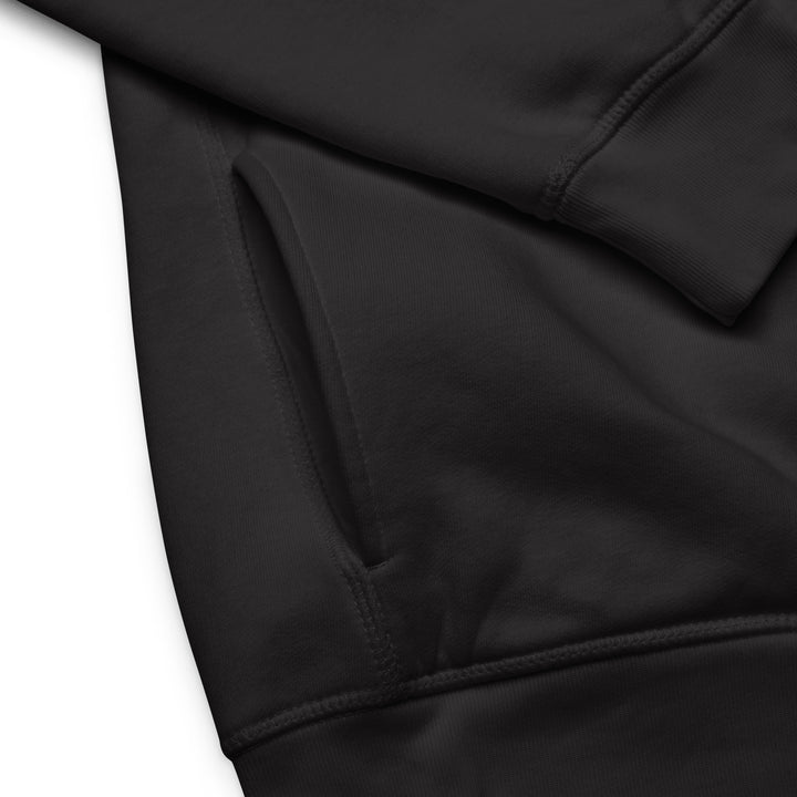 Unisex pullover hoodie: White on Black 11