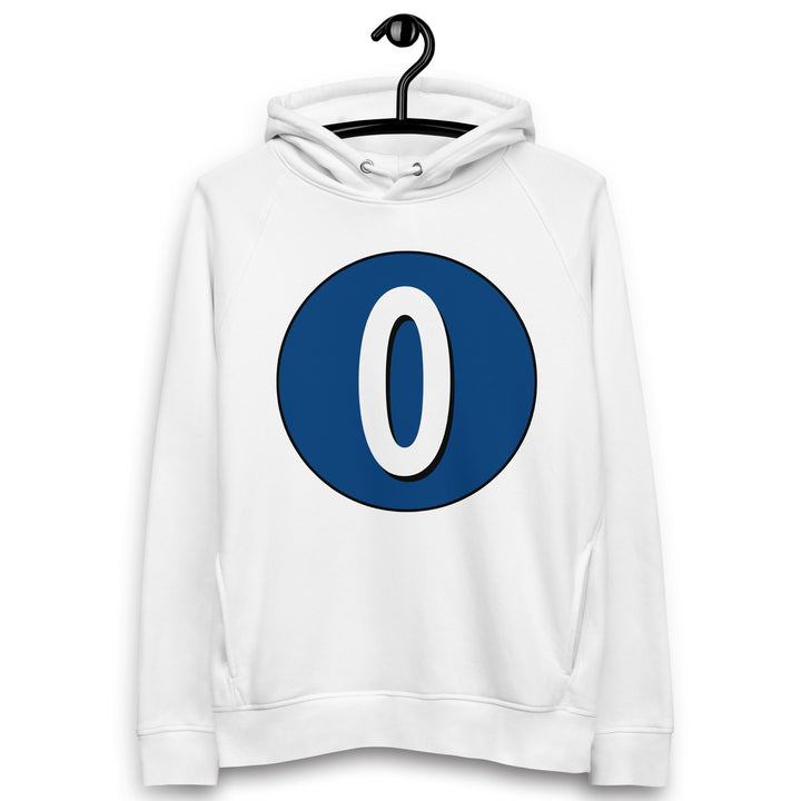 Unisex pullover hoodie: White on Navy Blue 0