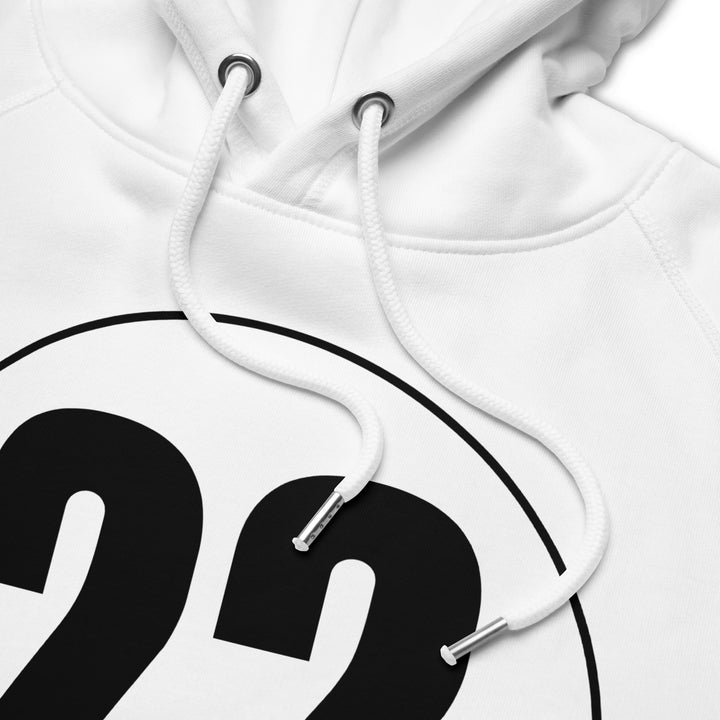 Unisex pullover hoodie: Black on White 22