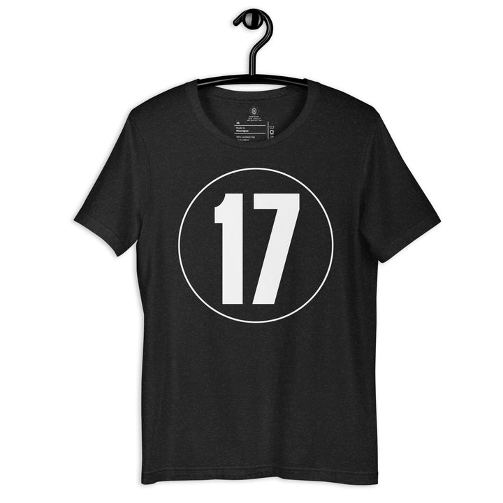 Unisex t-shirt: White on Black 17