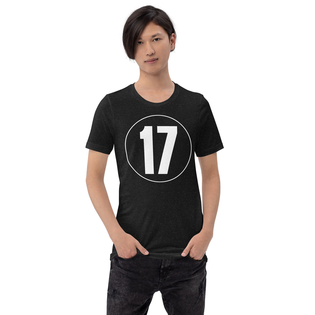 Unisex t-shirt: White on Black 17