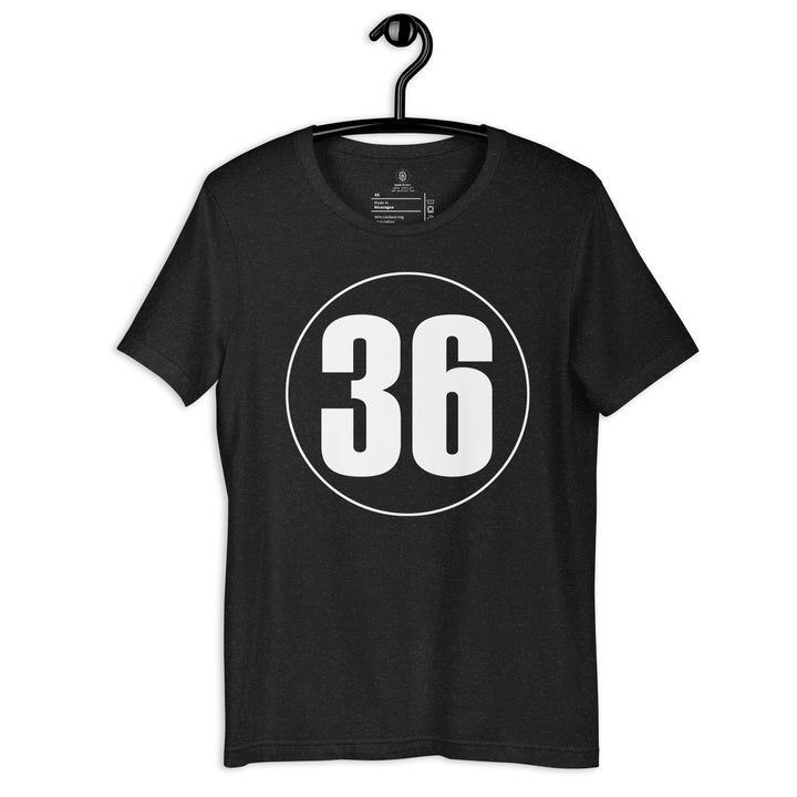 Unisex t-shirt: White on Black 36