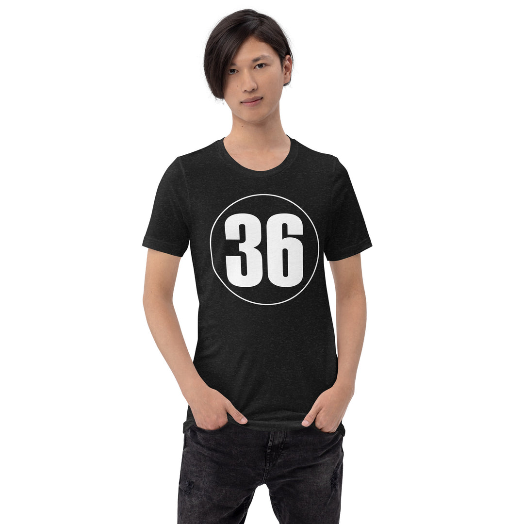 Unisex t-shirt: White on Black 36