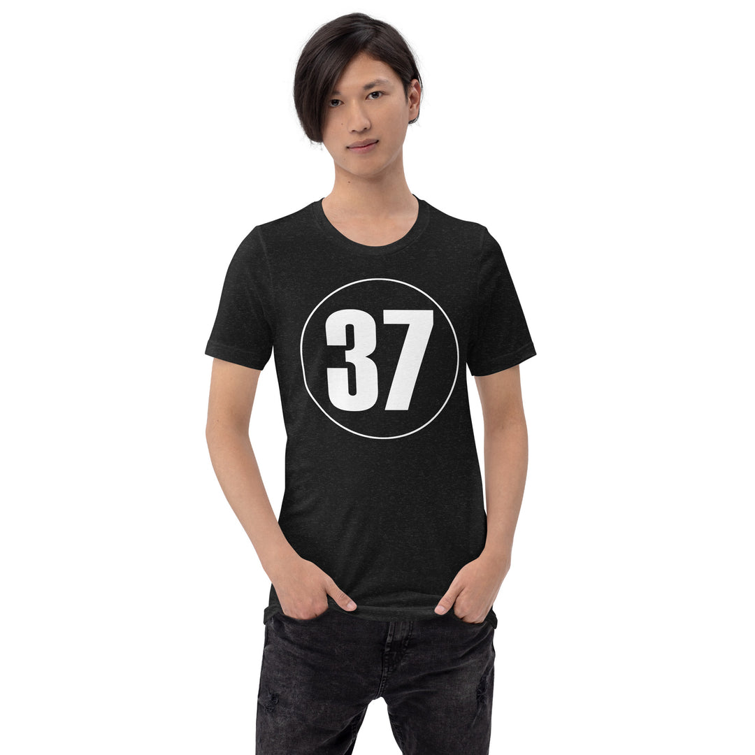 Unisex t-shirt: White on Black 37