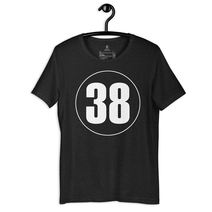 Unisex t-shirt: White on Black 38