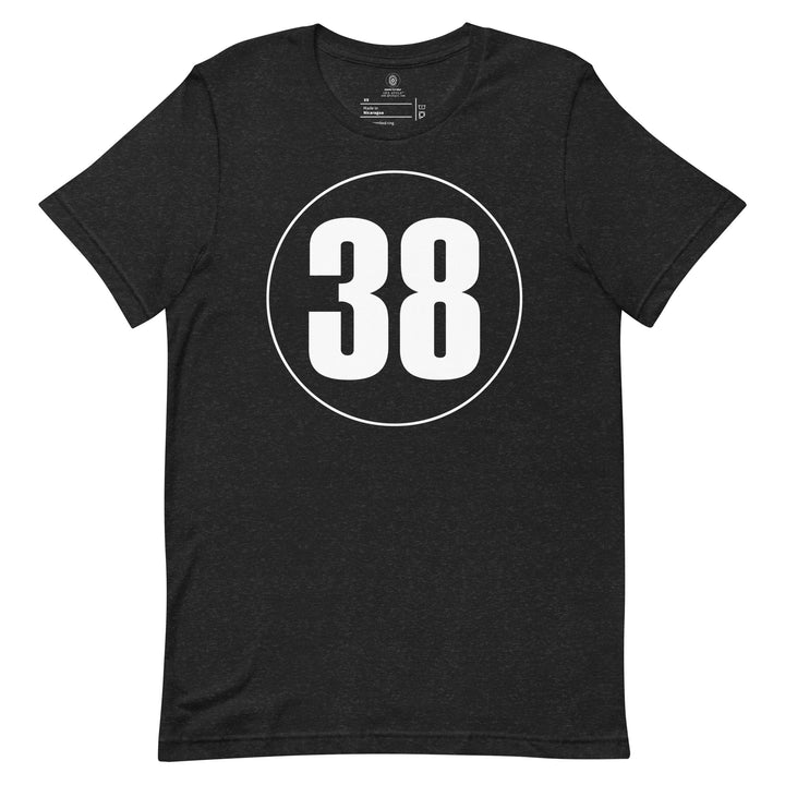 Unisex t-shirt: White on Black 38