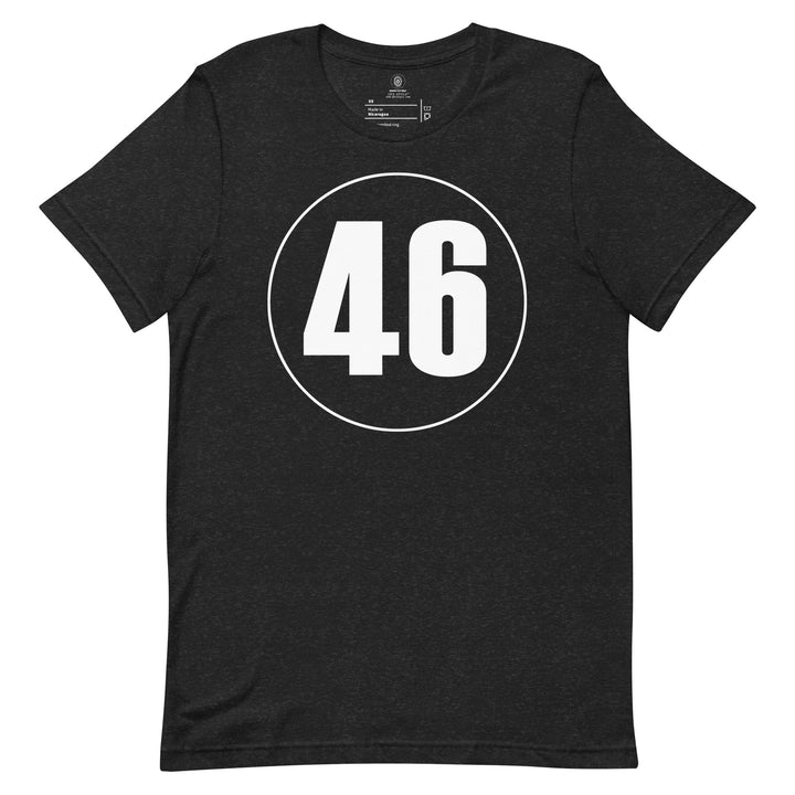 Unisex t-shirt: White on Black 46