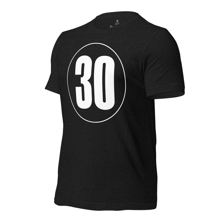 Unisex t-shirt: White on Black 30