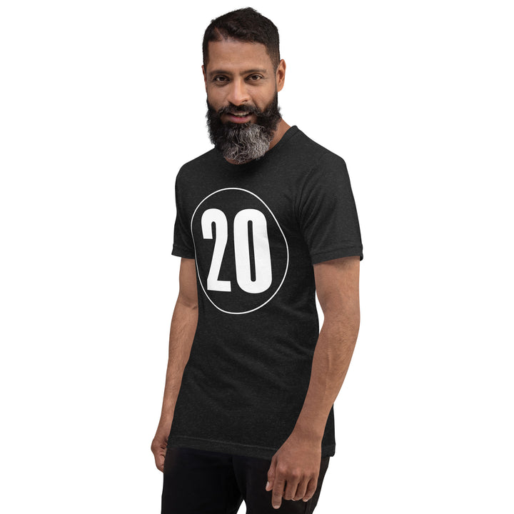 Unisex t-shirt: White on Black 20