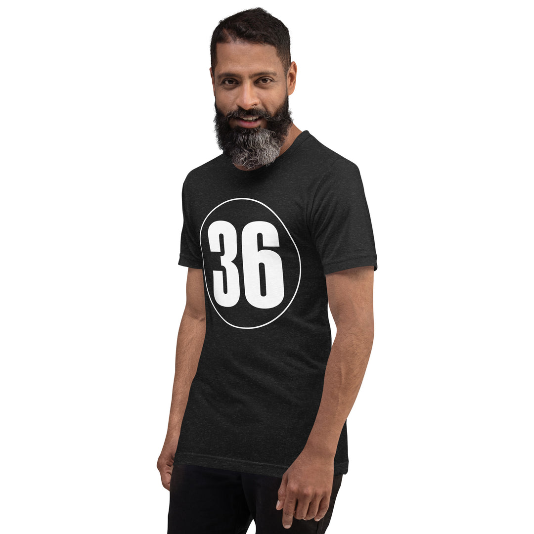 Unisex t-shirt: White on Black 36