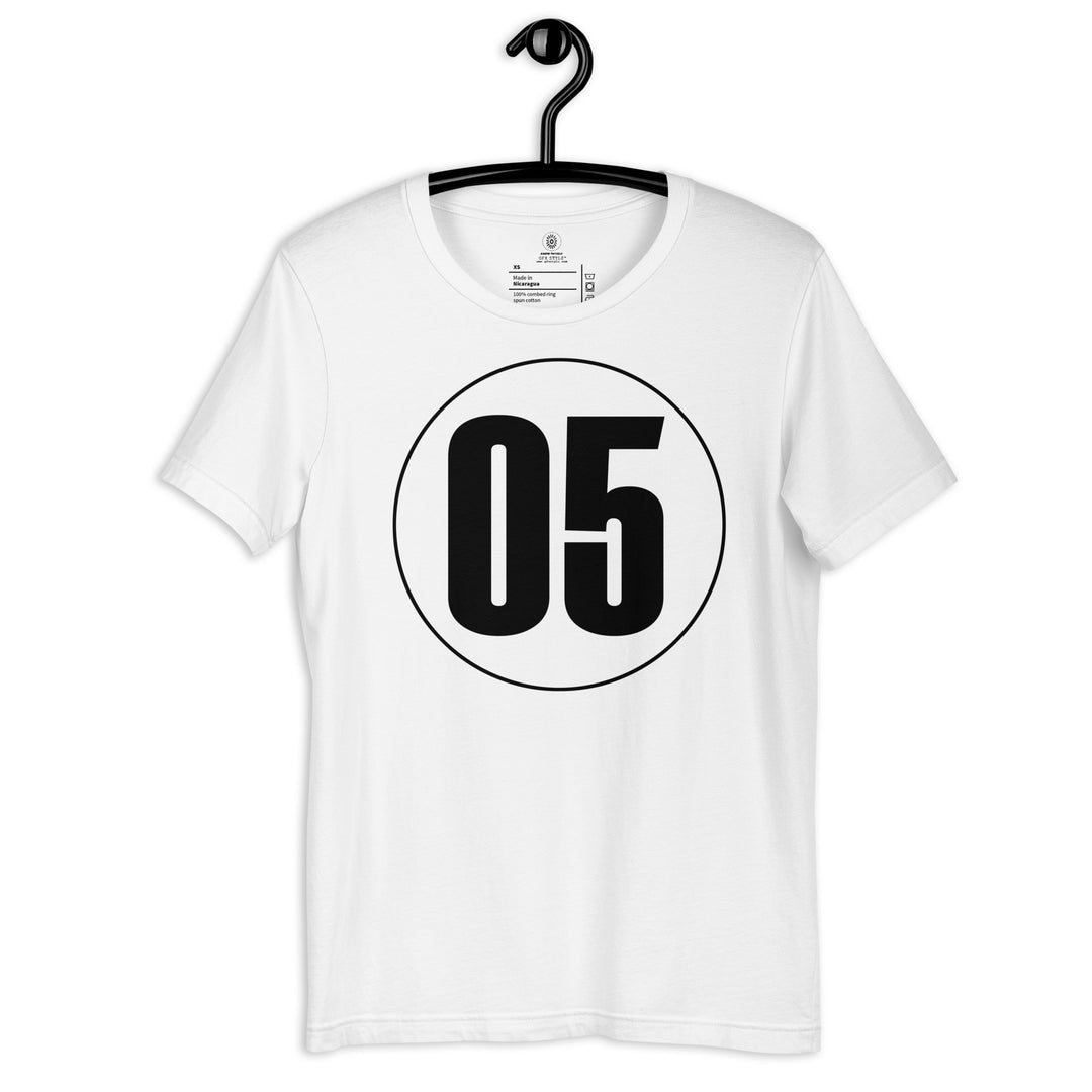 Unisex t-shirt: Black on White 05