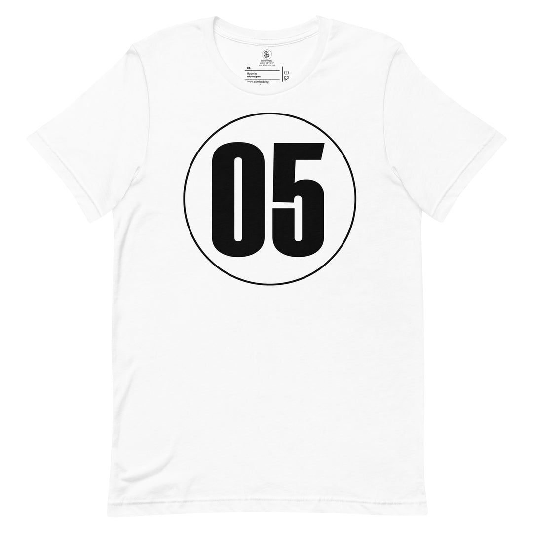 Unisex t-shirt: Black on White 05