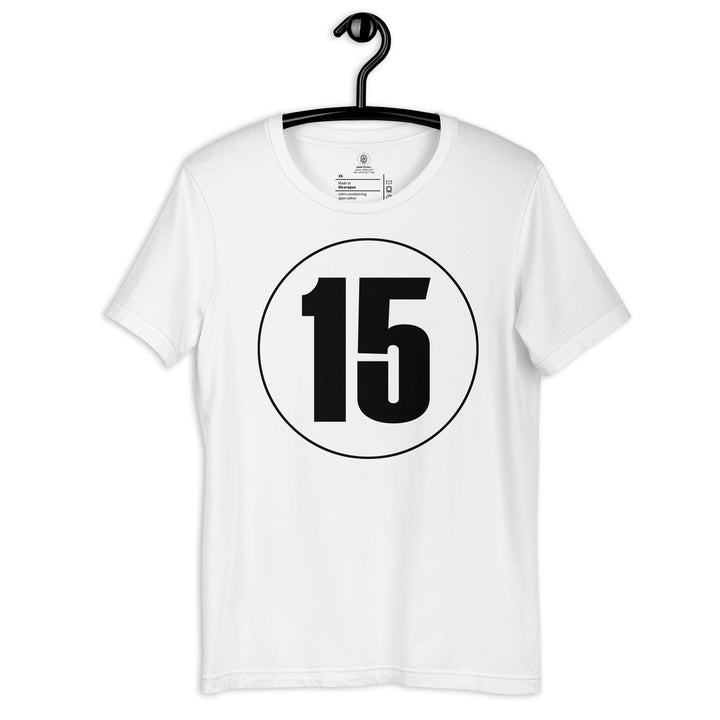 Unisex t-shirt: Black on White 15