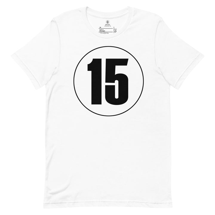 Unisex t-shirt: Black on White 15