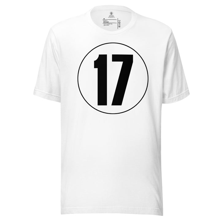 Unisex t-shirt: Black on White 17