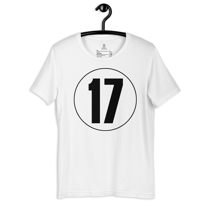 Unisex t-shirt: Black on White 17