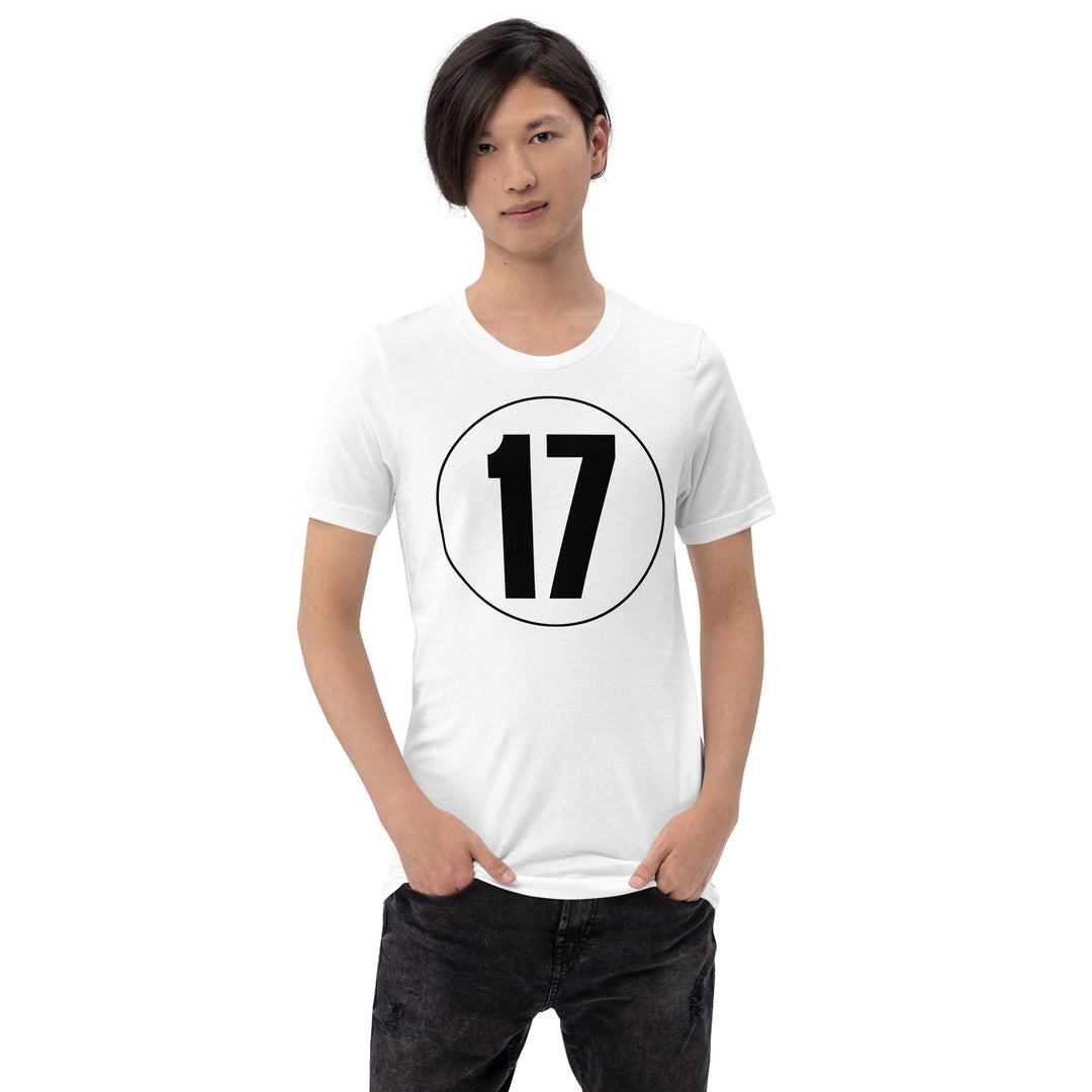 Unisex t-shirt: Black on White 17