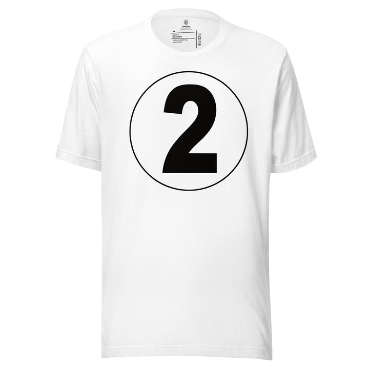 Unisex t-shirt: Black on White 2