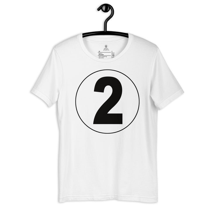 Unisex t-shirt: Black on White 2