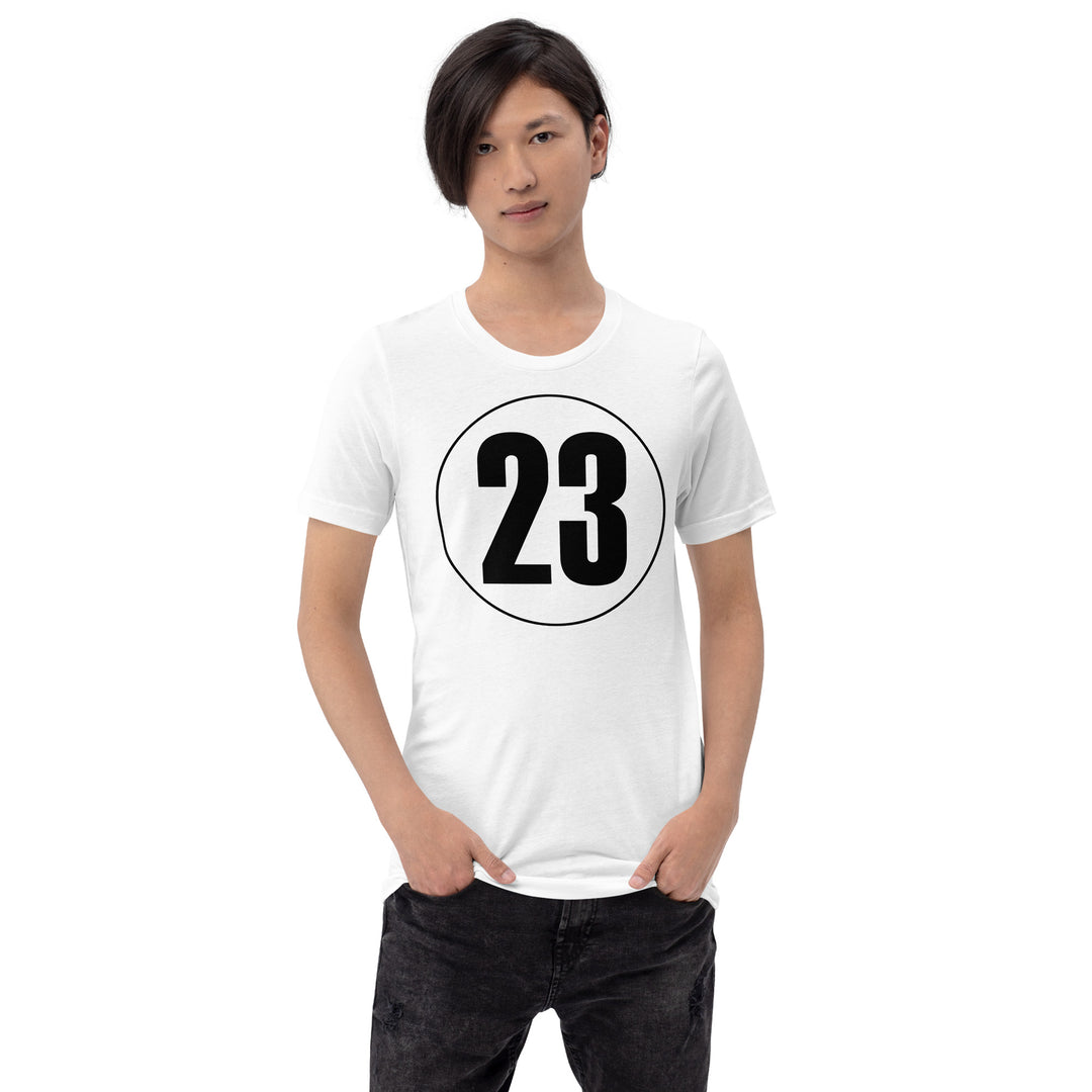 Unisex t-shirt: Black on White 23