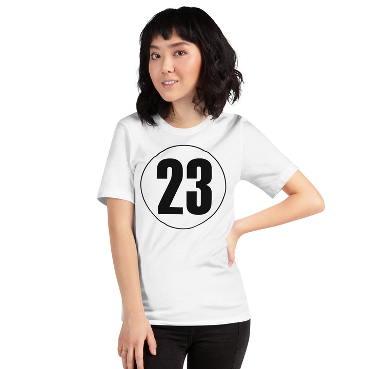 Unisex t-shirt: Black on White 23