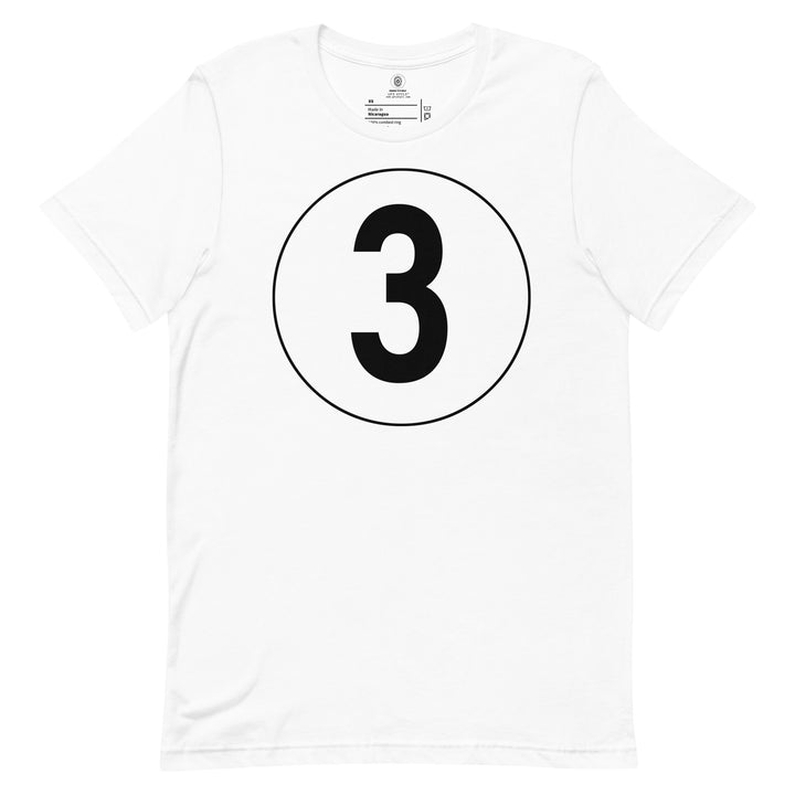 Unisex t-shirt: Black on White 3