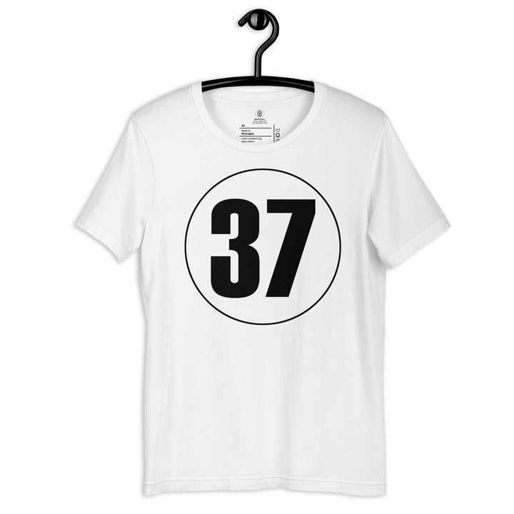 Unisex t-shirt: Black on White 37