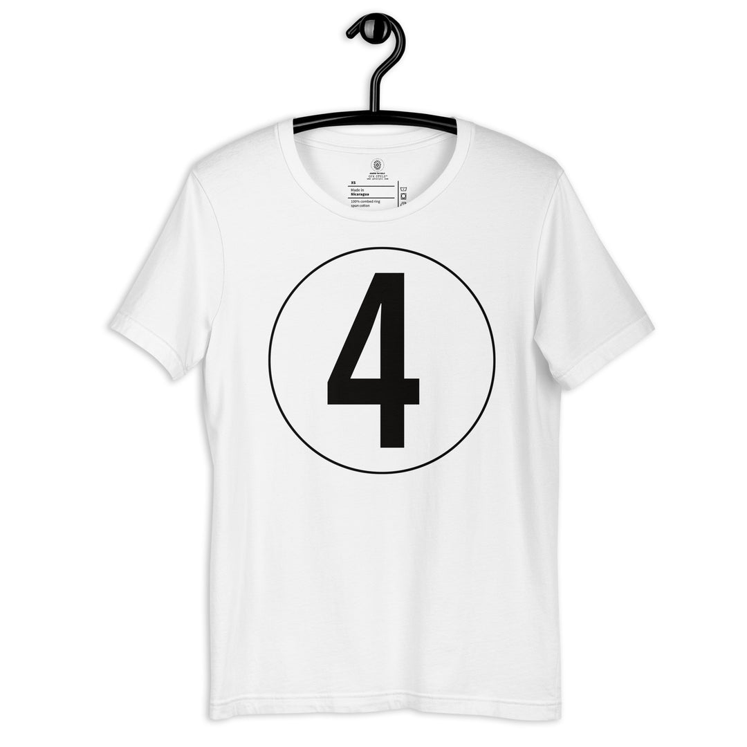 Unisex t-shirt: Black on White 4