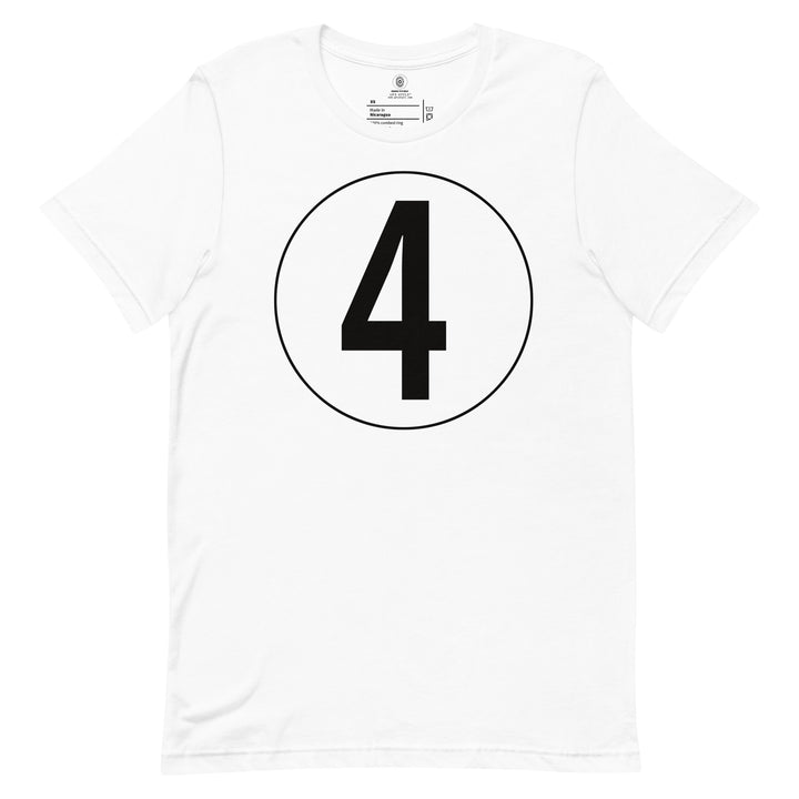 Unisex t-shirt: Black on White 4