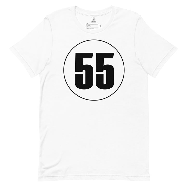 Unisex t-shirt: Black on White 55