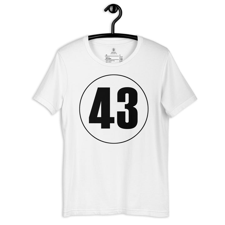 Unisex t-shirt: Black on White 43