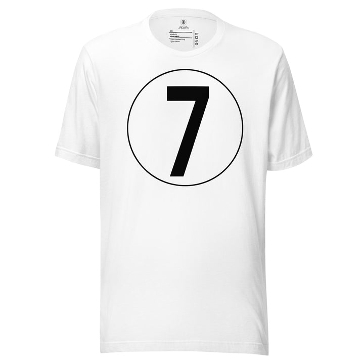 Unisex t-shirt: Black on White 7