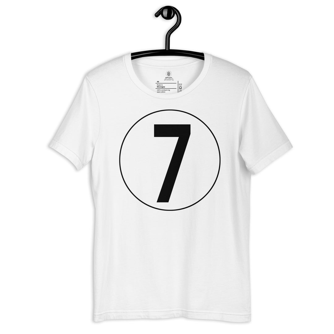 Unisex t-shirt: Black on White 7