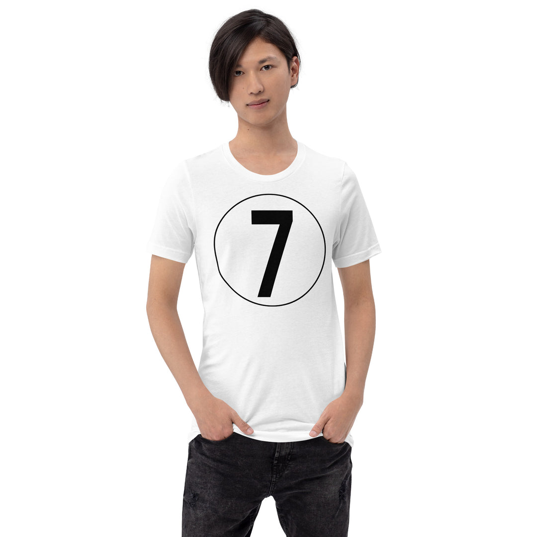 Unisex t-shirt: Black on White 7