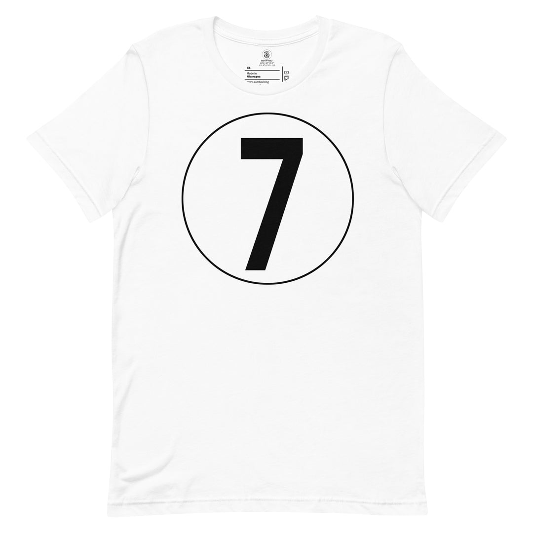 Unisex t-shirt: Black on White 7