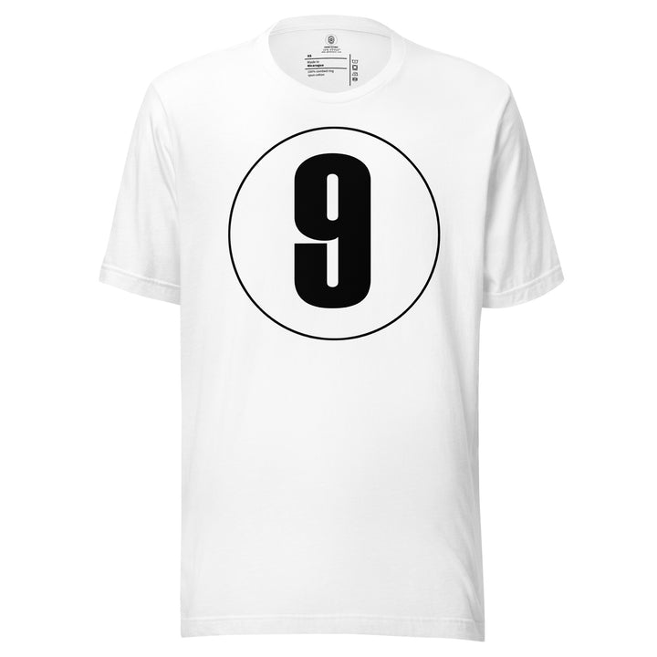 Unisex t-shirt: Black on White 9