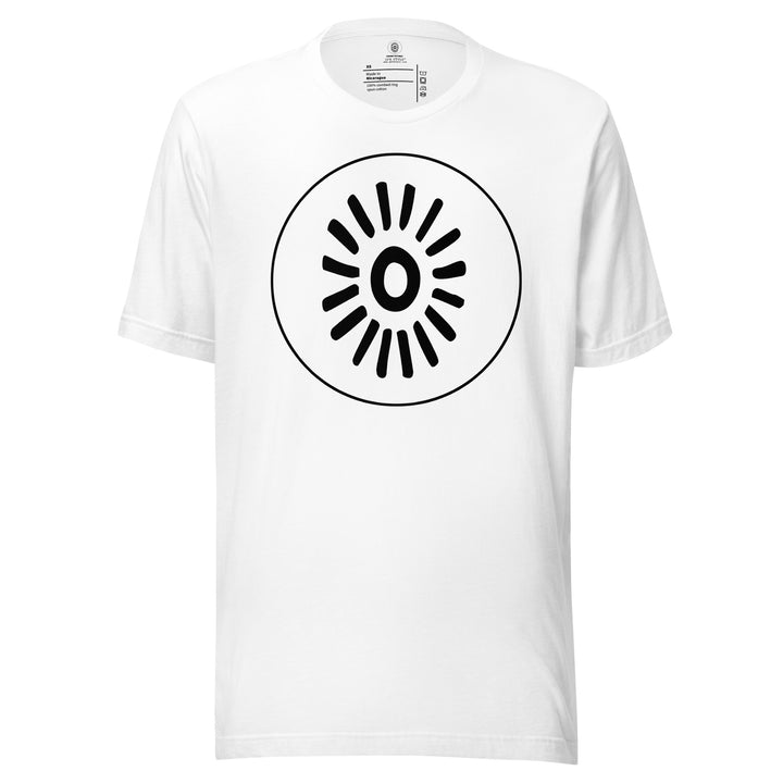 Unisex t-shirt: Black on White GFX-1