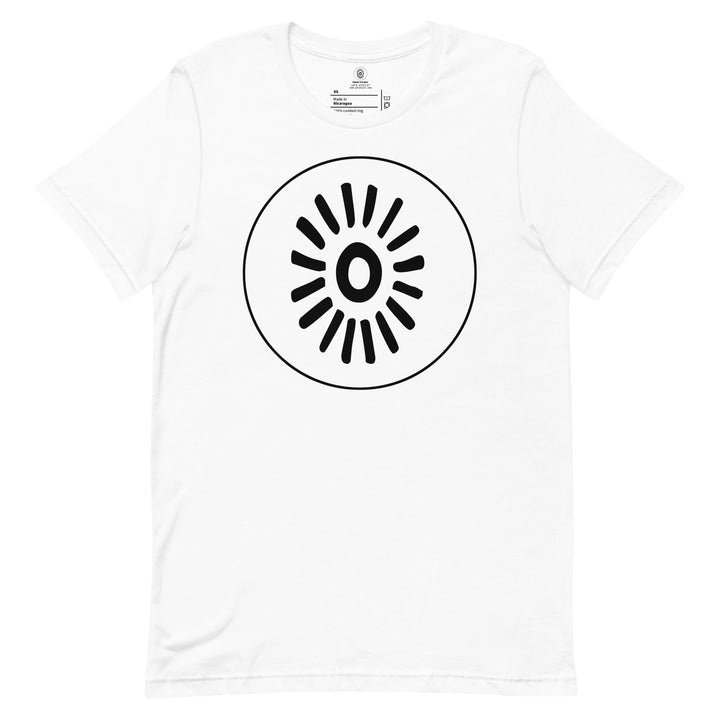 Unisex t-shirt: Black on White GFX-1