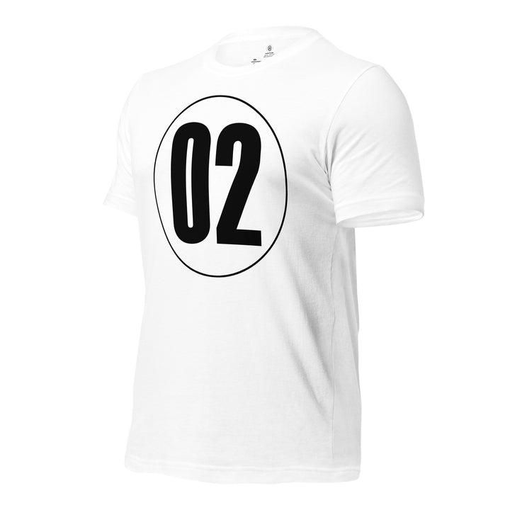 Unisex t-shirt: Black on White 02