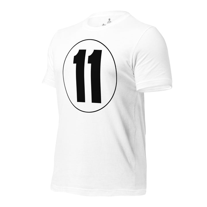 Unisex t-shirt: Black on White 11