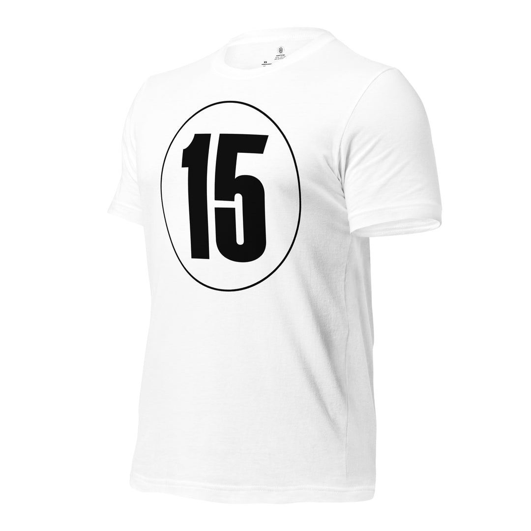 Unisex t-shirt: Black on White 15