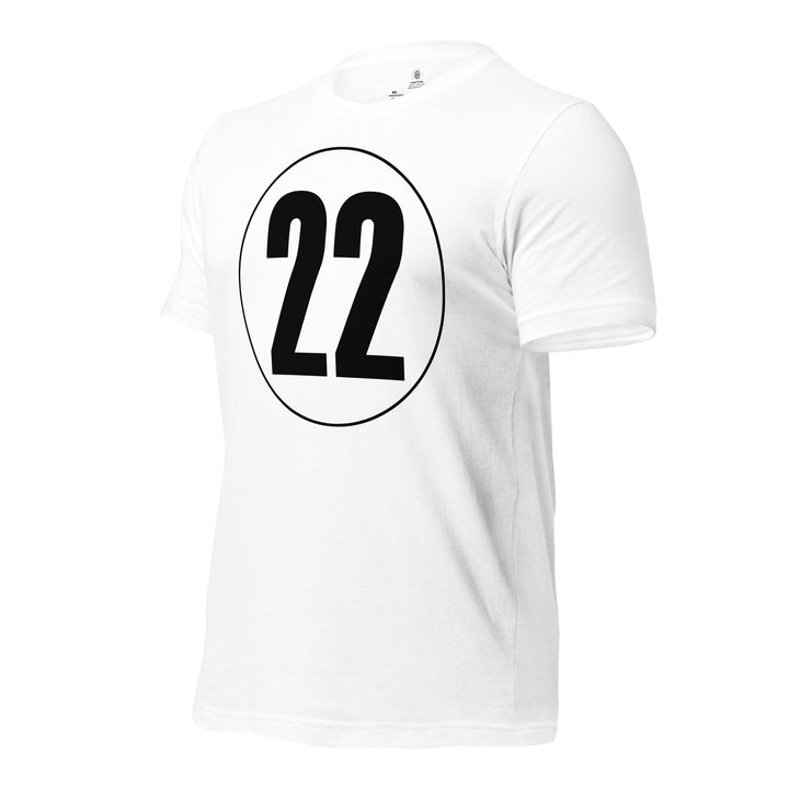 Unisex t-shirt: Black on White 22