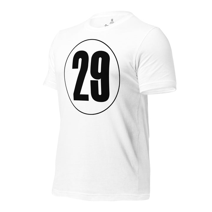 Unisex t-shirt: Black on White 29