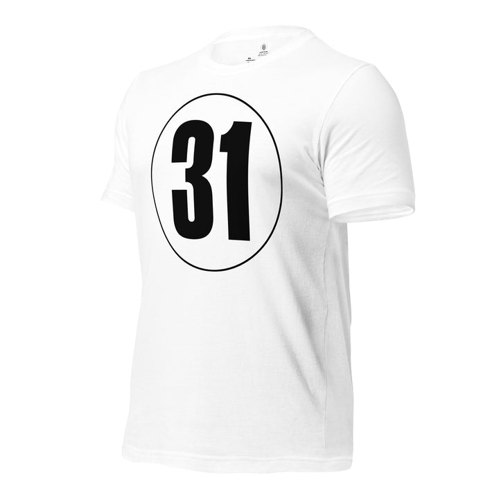 Unisex t-shirt: Black on White 31