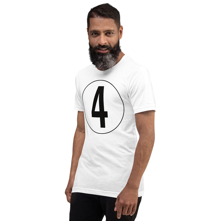 Unisex t-shirt: Black on White 4