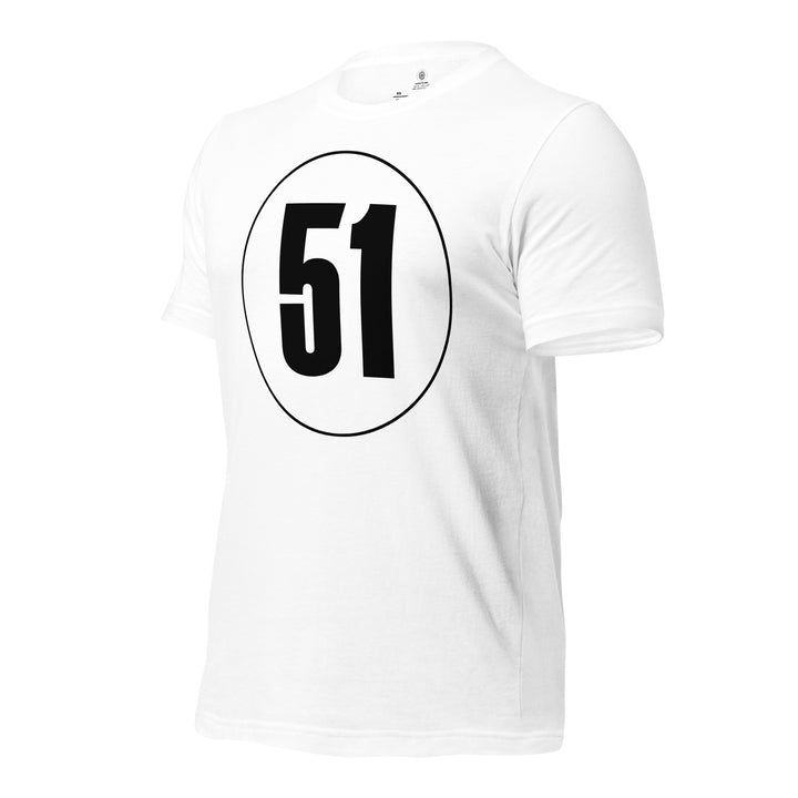 Unisex t-shirt: Black on White 51