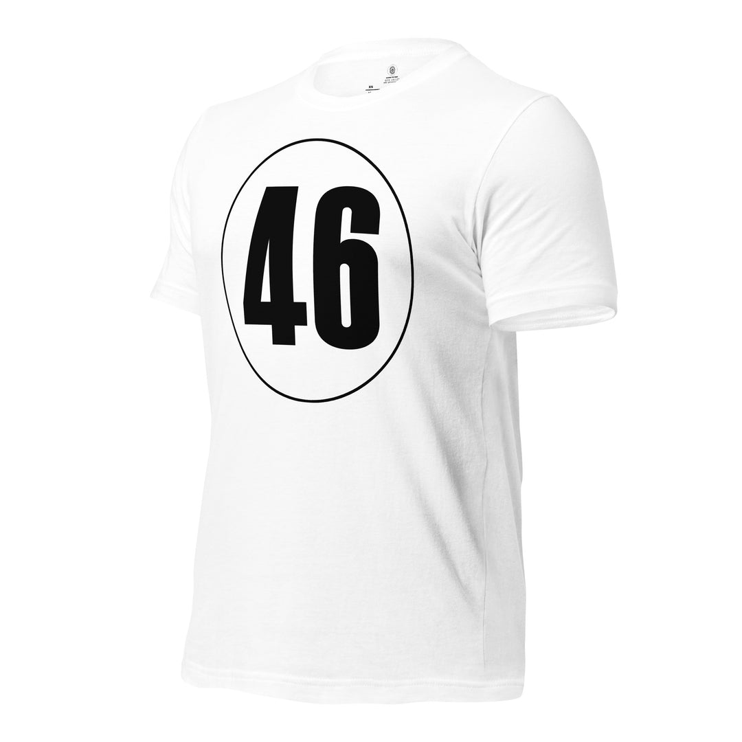 Unisex t-shirt: Black on White 46