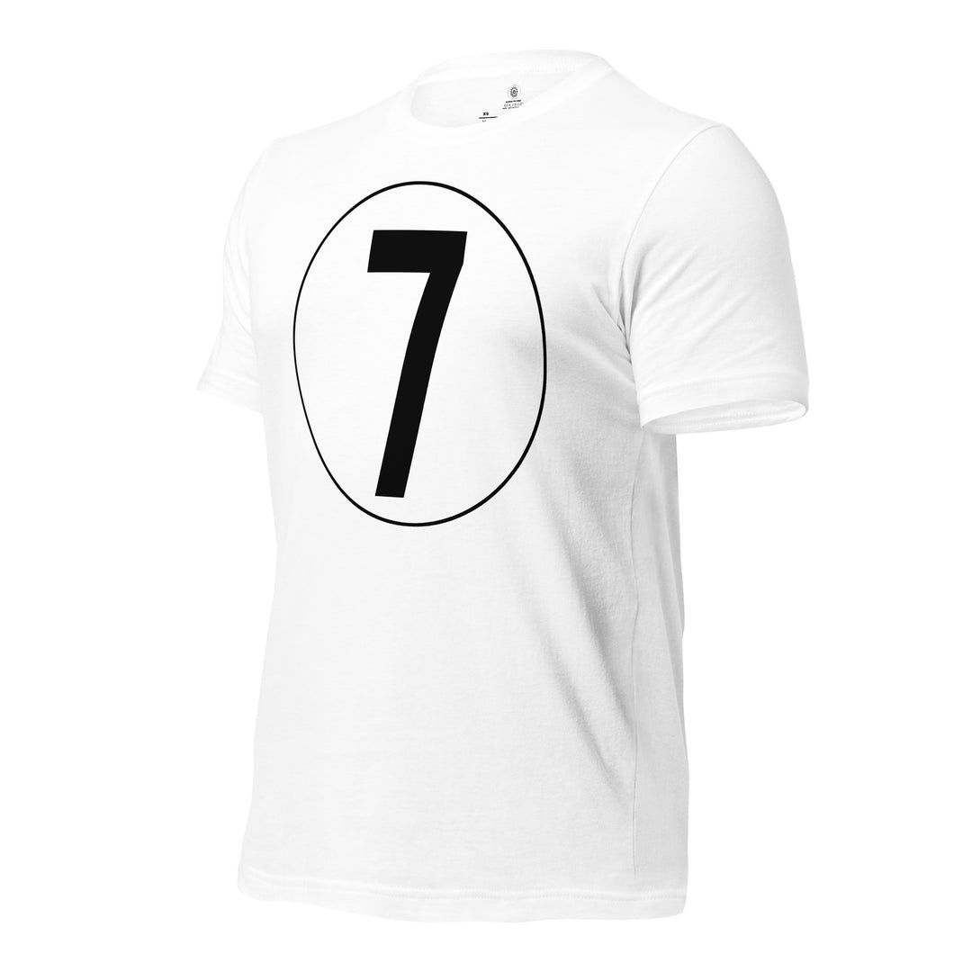 Unisex t-shirt: Black on White 7