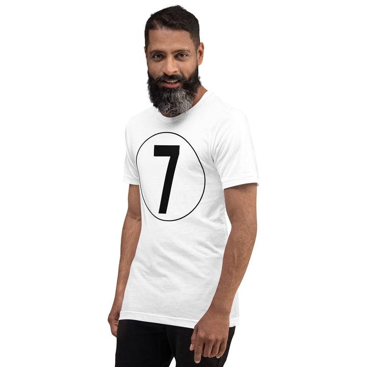 Unisex t-shirt: Black on White 7